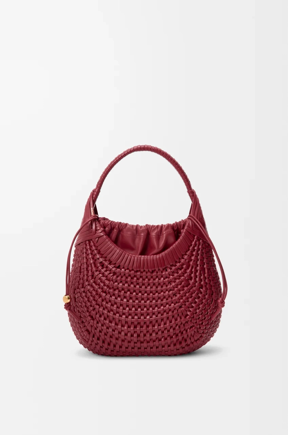Loewe Сумка-хобо Diamond из телячьей кожи, вишневый