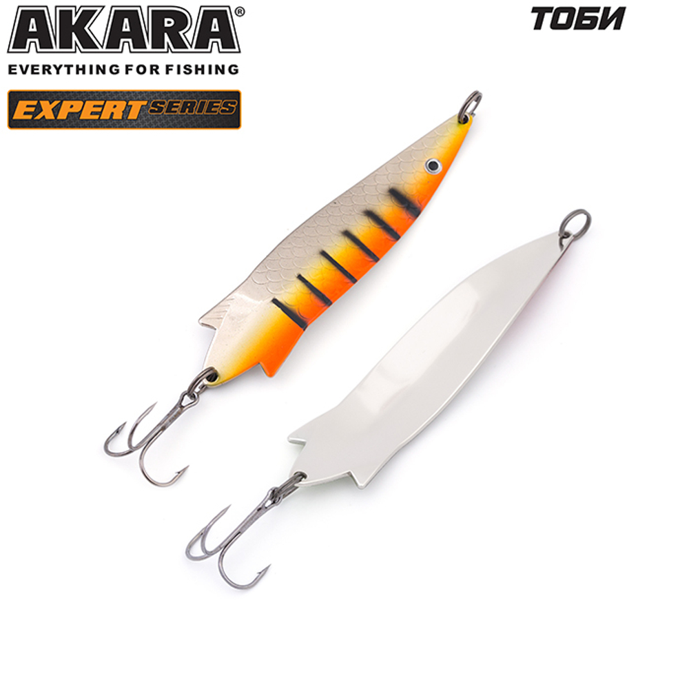 Блесна колебалка Akara Expert Тоби 95 мм 18 гр. 16/SIL