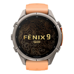 Часы Garmin Fenix 9 Pro — 43 мм AMOLED Titanium Shell Pink / Autumn Orange
