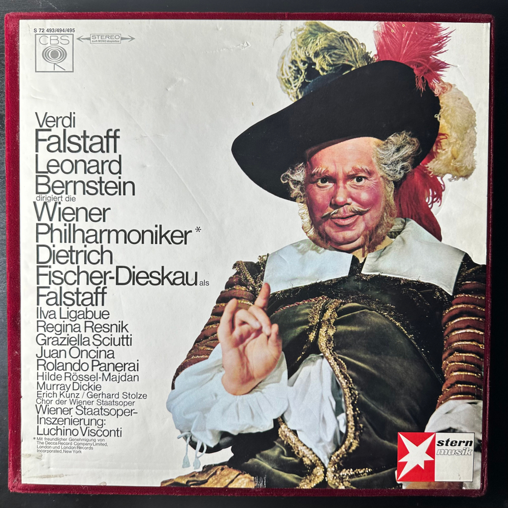 Верди - Фальстаф 3LP (Германия 1979г.)