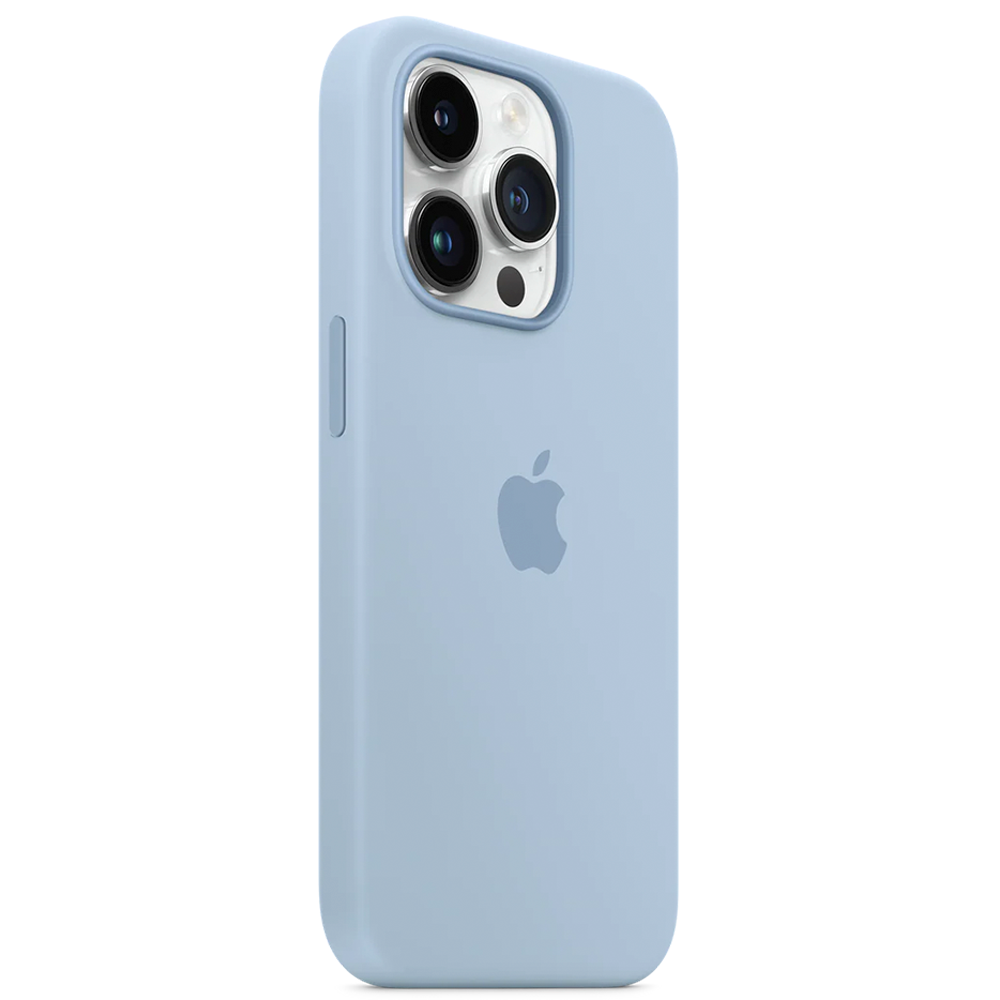 Силиконовый чехол с поддержкой MagSafe Apple Silicone Case для iPhone 14 Pro, Sky (Чистое небо)