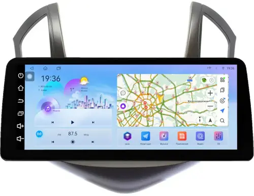 Магнитола для Chevrolet Cruze 1 2012-2015 (рамка черная) - FarCar S500+TS10 монитор 12.3" 2K QLED на Android 14, Быстрая, CarPlay, 4G SIM-слот