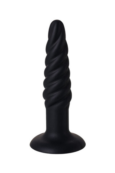 Винтообразная анальная пробка Spiral Butt Plug (Цвет: черный)