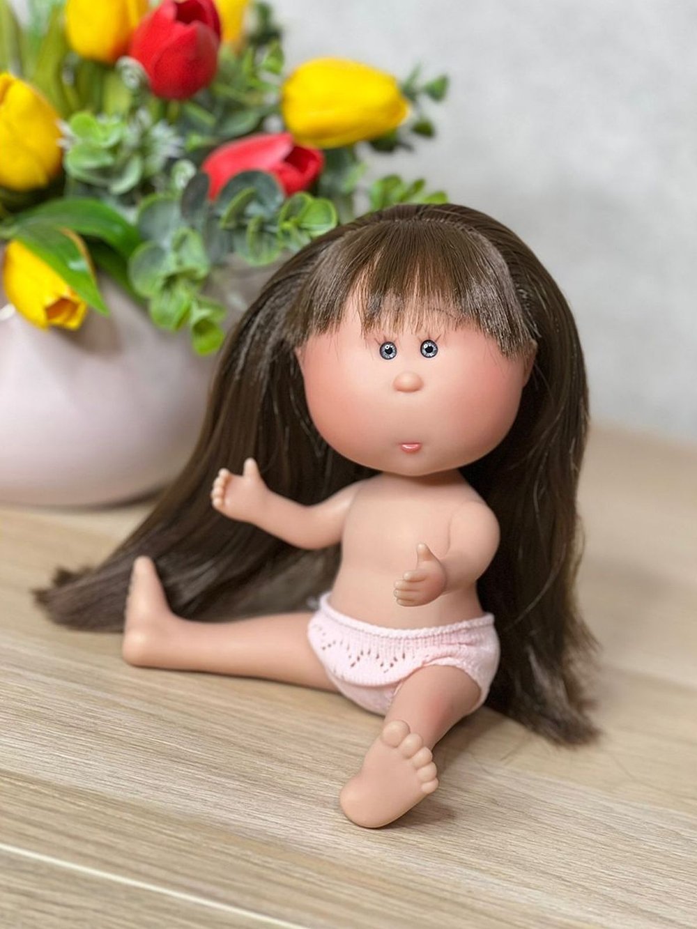 Кукла для девочки виниловая 23см Маленькая Мия без одежды (3199W2A)