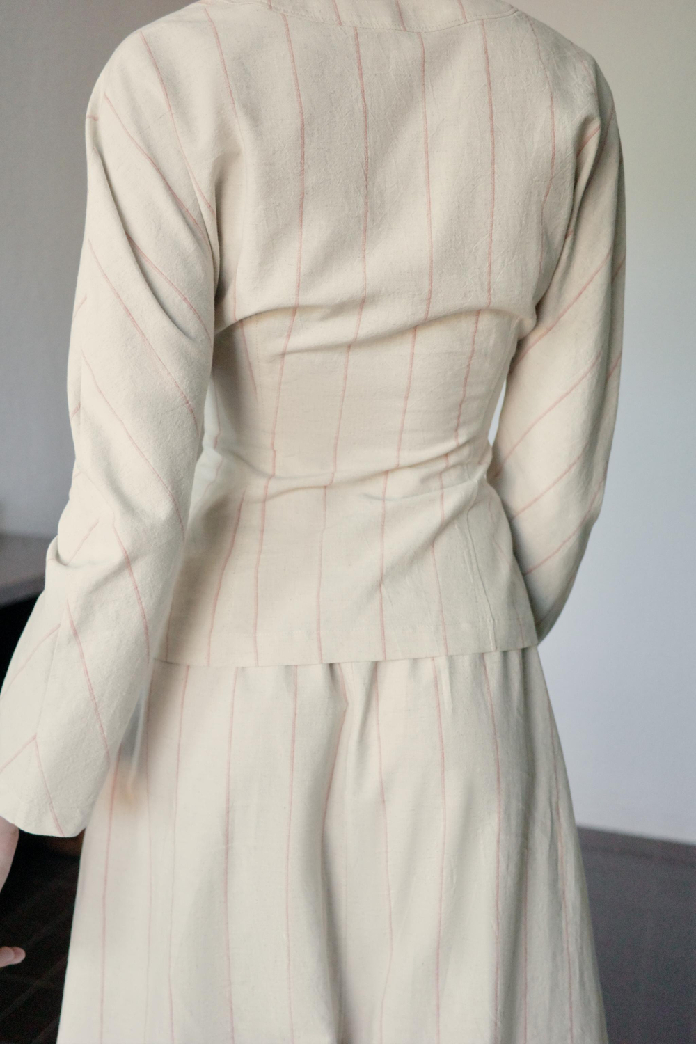 БРЮКИ-КЮЛОТЫ ИЗ СМЕСОВОГО ЛЬНА В ПОЛОСКУ — ZARA