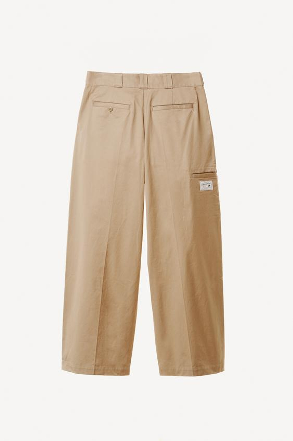 ZARA X WILLY CHAVARRIA ШИРОКИЕ БРЮКИ-ЧИНО, БЕЖЕВЫЙ