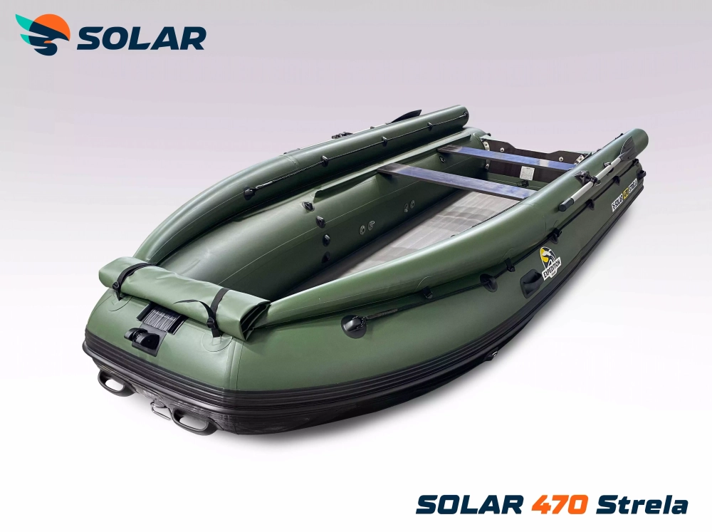 Лодка надувная моторная solar-470 strela jet tunnel (expedition)