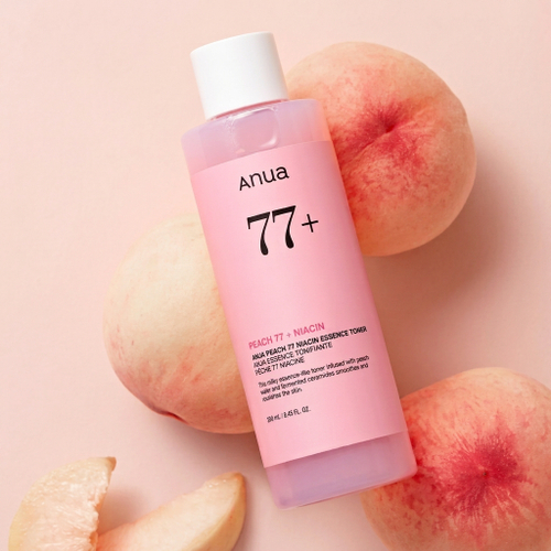 Тонер-эссенция с персиком для гладкой и сияющей кожи Anua Peach 77 Niacin Essence Toner, 250мл