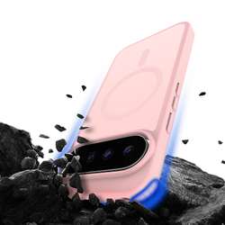 Матовый чехол светло-розового цвета с MagSafe для Google Pixel 11, 11 Pro, 10, 10 Pro, 9 и 9 Pro, серия Yind Series от Dux Ducis