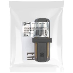 Коннектор питания ЭРА TR-1PA-IC BK для однофазного шинопровода прямой черный | Однофазный шинопровод и аксессуары