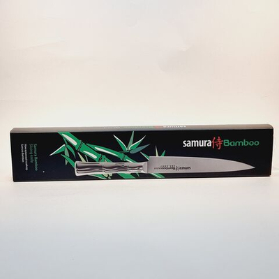 Нож кухонный для нарезки Samura Bamboo слайсер 20 см (из Финляндии)