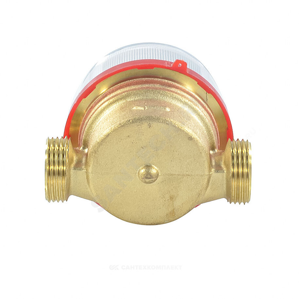 Счётчик г/в и х/в крыльчатый одноструйный Ду 15 Ру16 90С L=110мм резьба Б/К IP67 ВСКМ-15 Декаст 72-15-249