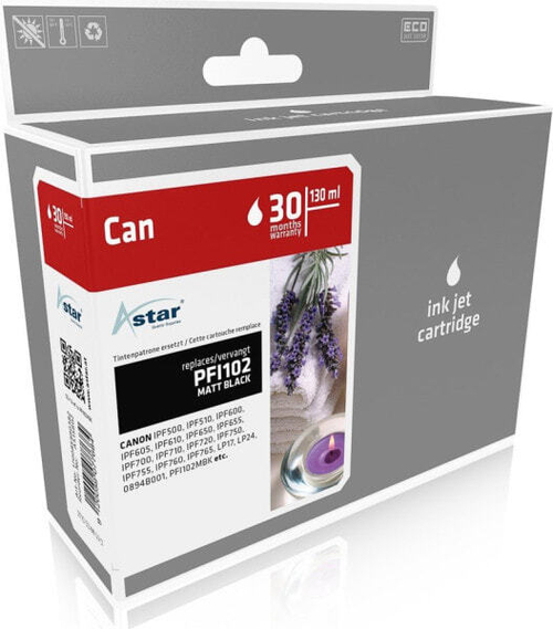 Картридж струйный черный 1 шт Astar AS15802