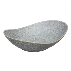 Салатник 410 мл 22,7*14,5 см h6,8 см Side Up Stone Untouched Taiga P.L. [1]