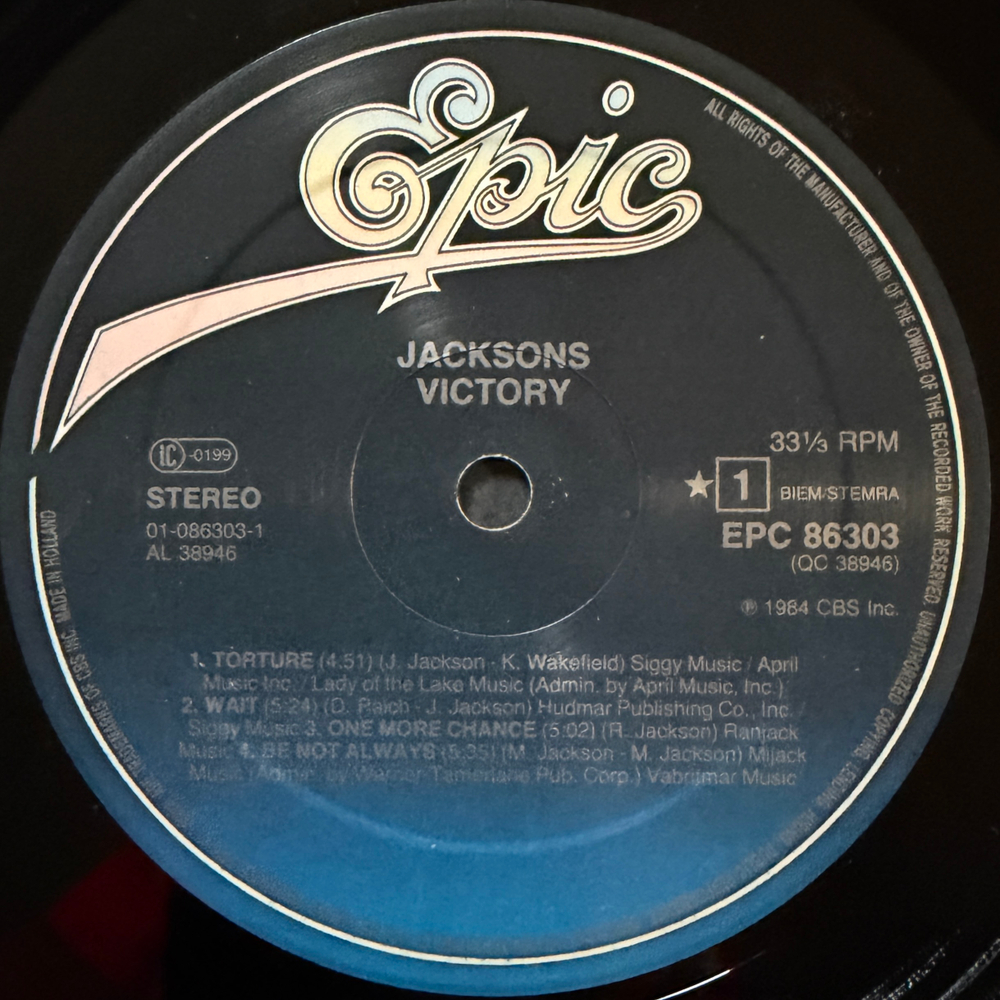 Jacksons - Victory (Голландия 1984г.)
