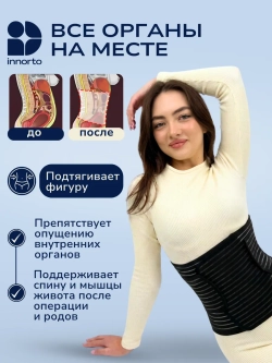 Бандаж корсет утягивающий для поясницы и живота