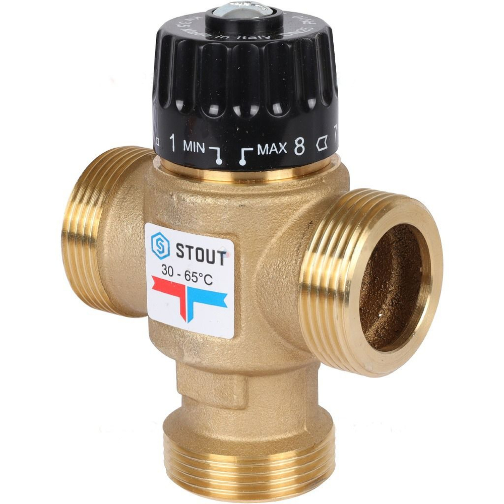 Термостатический клапан 11/4НР 30-65* KV3.5 STOUT