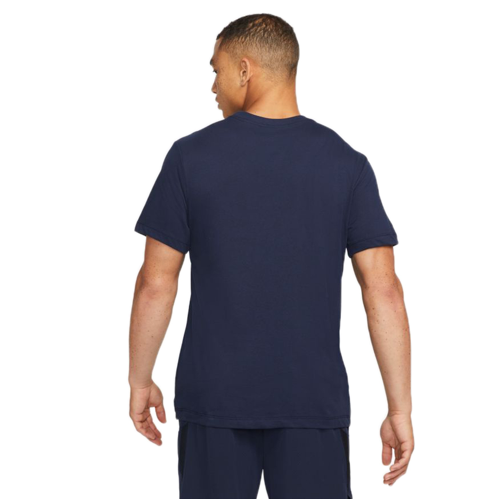 Мужская теннисная футболка Nike Dri-Fit Tee M - obsidian