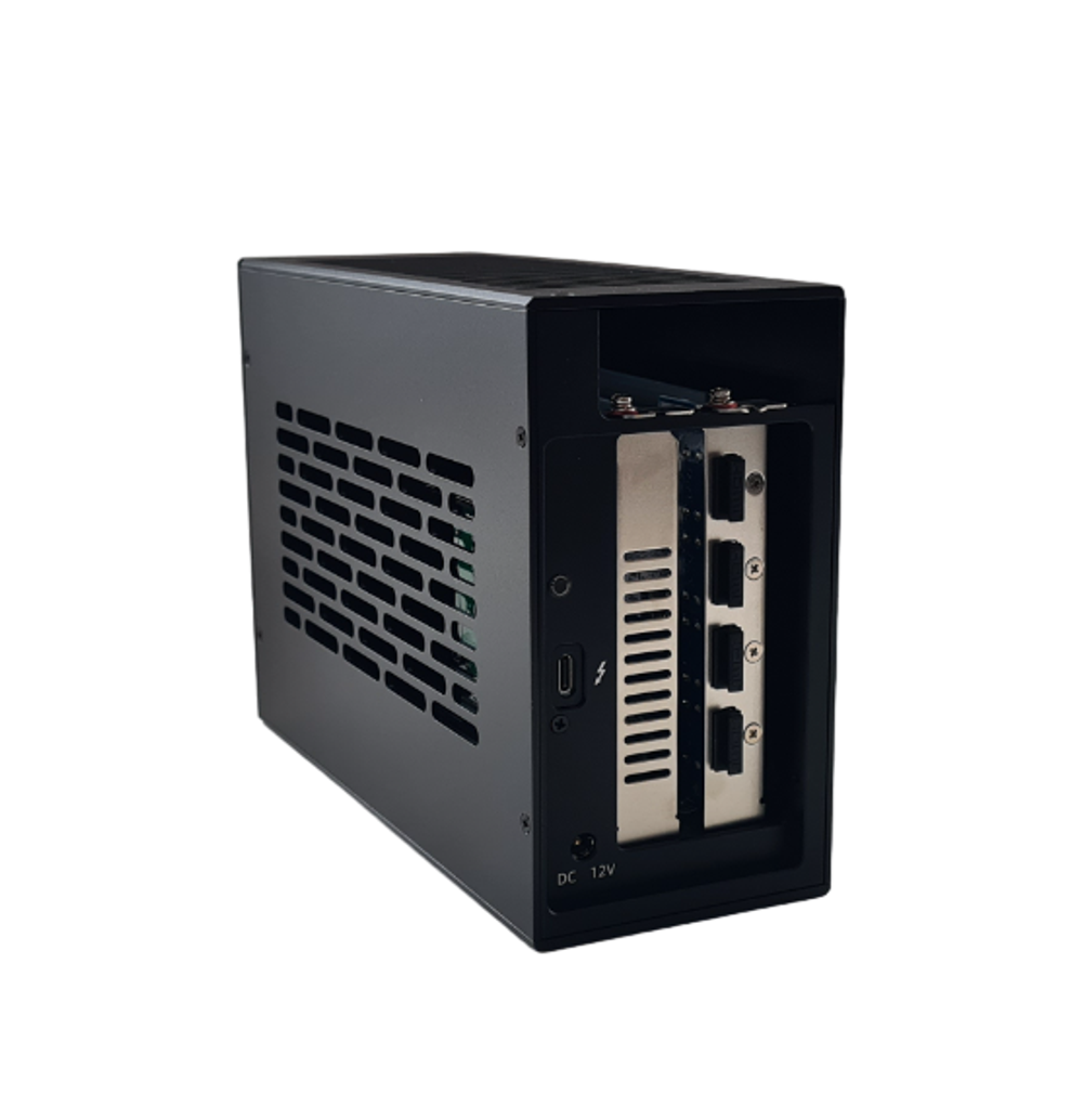 Внешняя видеокарта EGPu Wikingoo Q2l + Asus GT730 + NVMe 512Gb, Thunderbolt 3/4.