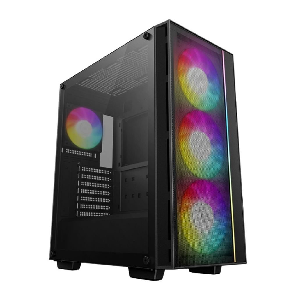 Корпус Deepcool MATREXX 55 MESH V4, ATX, черный, без БП