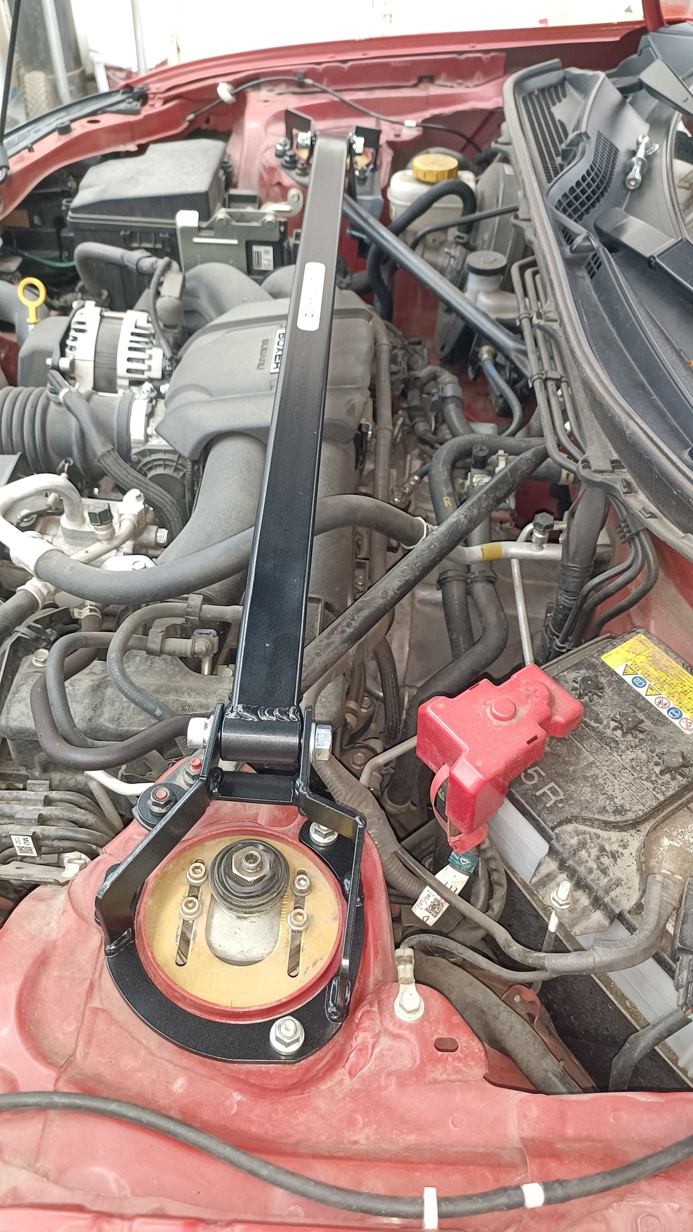 Распорка передних стоек c упором ГТЦ Toyota GR86 (ПОД ЗАКАЗ)