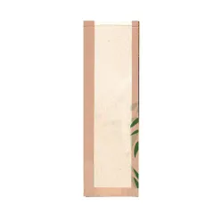 Пакет Feel Green для хлеба с окном 14+4*48 см, крафт-бумага, 250 шт/уп, Garcia de Pou