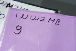 Полупрозрачная аква бумага с окантовкой WMZMB - 09