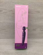 Большой перезаряжаемый вибромассажер для тела Wand-er Woman Purple XXL (10 режимов, 5 скоростей) (Цвет: фиолетовый)