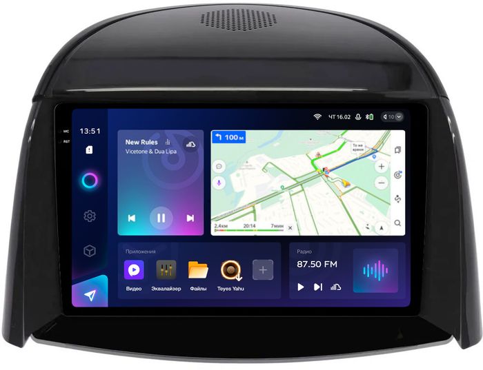Магнитола для Renault Koleos 1 2008-2016 - Teyes CC3-2K QLed Android 10, Быстрая, SIM-слот, CarPlay