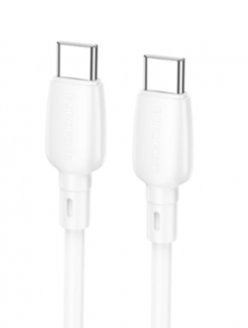 Кабель Borofone BX93 Type-C-Type-C 60W 3A 1м PVC White