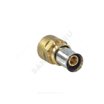 Муфта для МП/PE-X труб латунь пресс Дн 16х3/4" ВР RM109 Giacomini RM109Y043