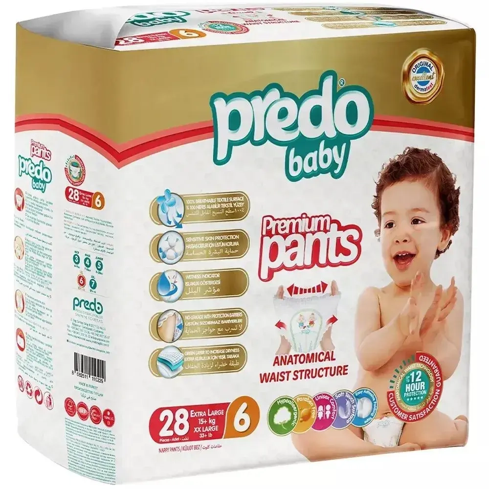 Подгузники-трусики Predo Baby № 6 (15+ кг.) 28 шт