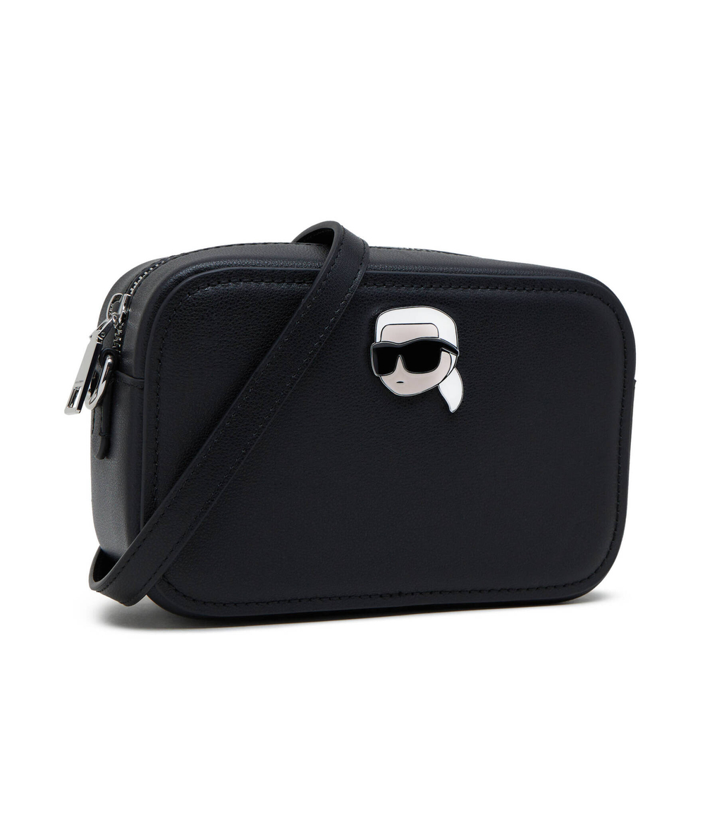 Кожаная сумка через плечо ikonik 2.0 Karl Lagerfeld - черный(240W3085)