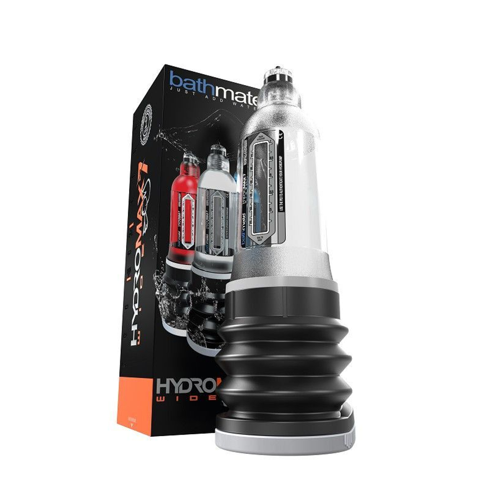 Прозрачная гидропомпа HydroMAX7 Wide Boy (Цвет: прозрачный)