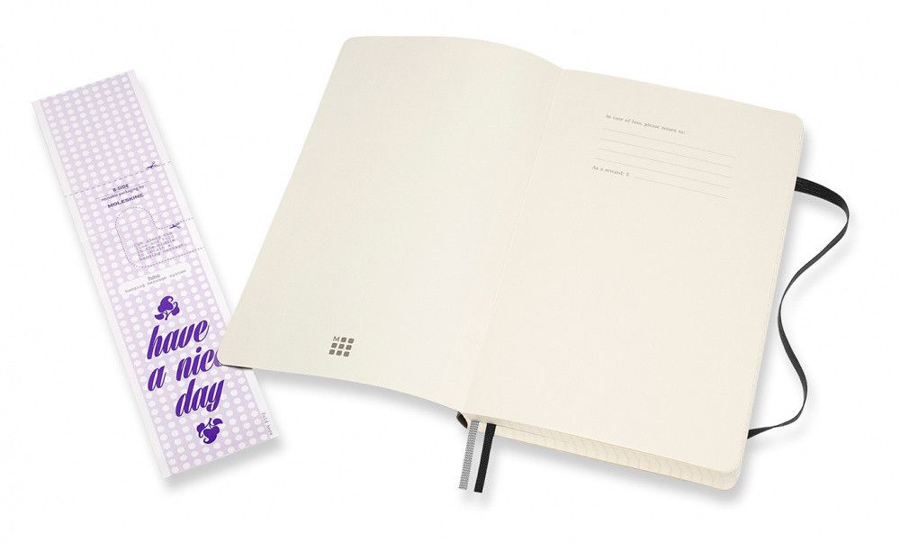 Блокнот Moleskine Classic Soft Expended Large в клетку мягкая обложка (QP617EXP)