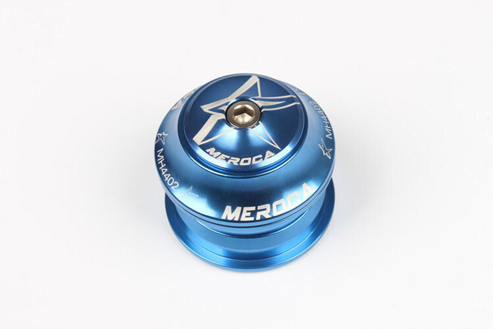 Рулевая колонка MEROCA MH4402, 44 мм, 1-1/8, пром подшипник, 120 гр. (Цв.Синий)