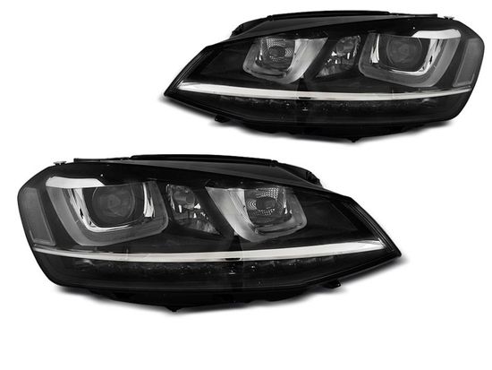 Передние фары U-TYPE BLACK DRL SEQ для VW Golf MK7