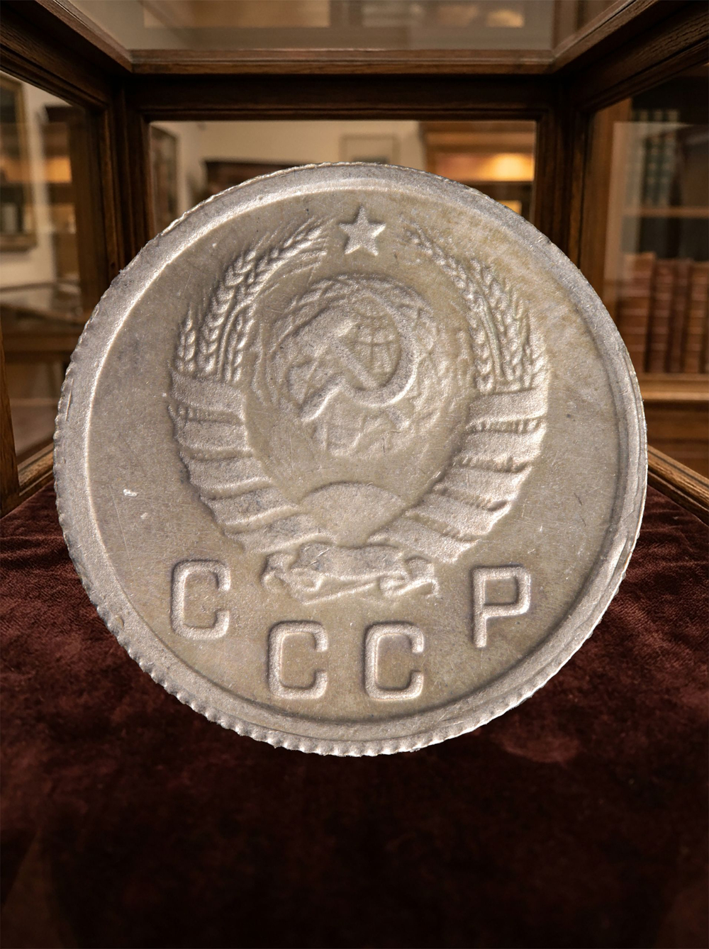 10 копеек 1942 года СССР. Советский Союз. Погодовка. Советы. Копия редкой монеты посеребрение