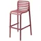 Барный стул Doga Stool 75 см, марсала