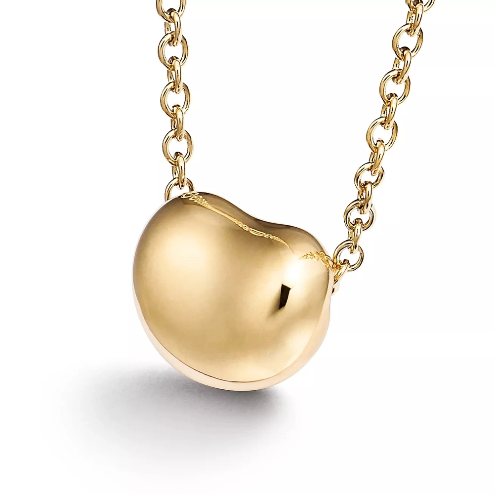 Подвеска из золота 18к (750 проба) Bean 6.5mm, Tiffany. 💗