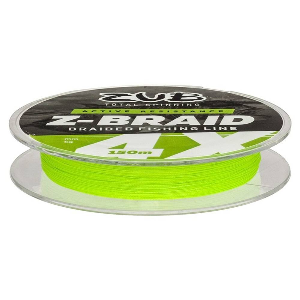 Шнур ZUB Z -BRAID Lime 150m 0,08мм