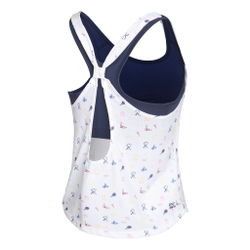 Женская теннисная майка BIDI BADU NATLI Tech Tank Top Women - White, Multicoloured