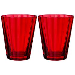 НАБОР СТАКАНОВ ИЗ 2-Х ШТУК "LOTUS RED" 290МЛ