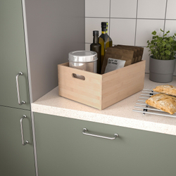 IKEA UPPDATERA (ИКЕА УППДАТЕРА) — Контейнер, светлый бамбук, 24x32x15 см, фото 5
