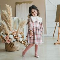 Платье фланелевое "Клетка кварц"