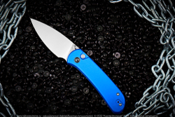 Нож Civivi Qubit C22030E-3 сталь 14C28N Satin рукоять Bright Blue Aluminum
