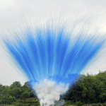 СУ0305012 Дневная веерная батарея салютов "SMOKE MINE" (1,2" х 50 залпов)