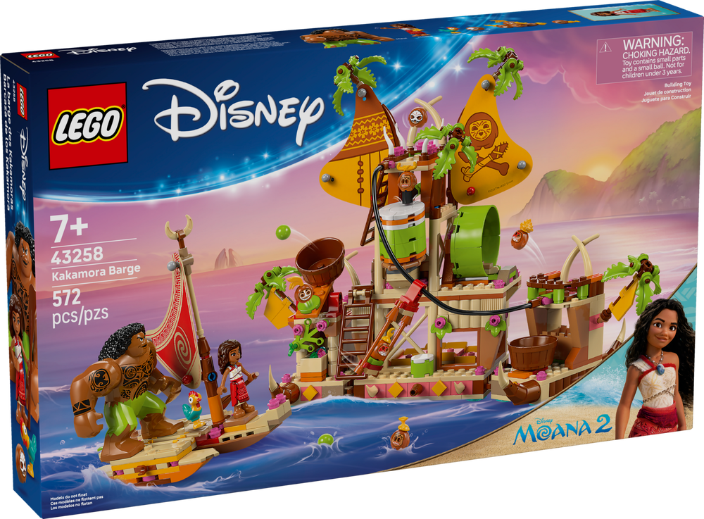 Конструктор Лего Дисней Принцесса Баржа Какамора 43258 | LEGO Disney Princess Kakamora Barge корабль 572 детали 7+