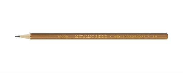 Карандаш чернографитный заточенный ТМ (HB) 72 шт, Metallic shine MS01, 1595 золотой, ВКФ MS01