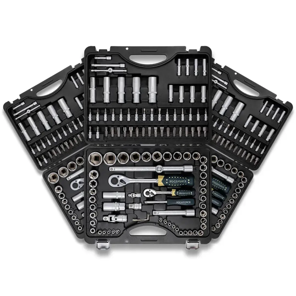 ( 3 K-T ) Набор инструмента 108пр.1/4''&1/2''(6гр.)(4-32мм) RockFORCE RF-41082-5EURO ( 3 K-T )
